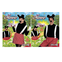 Kostým myšky so sukňou alebo nohavicami